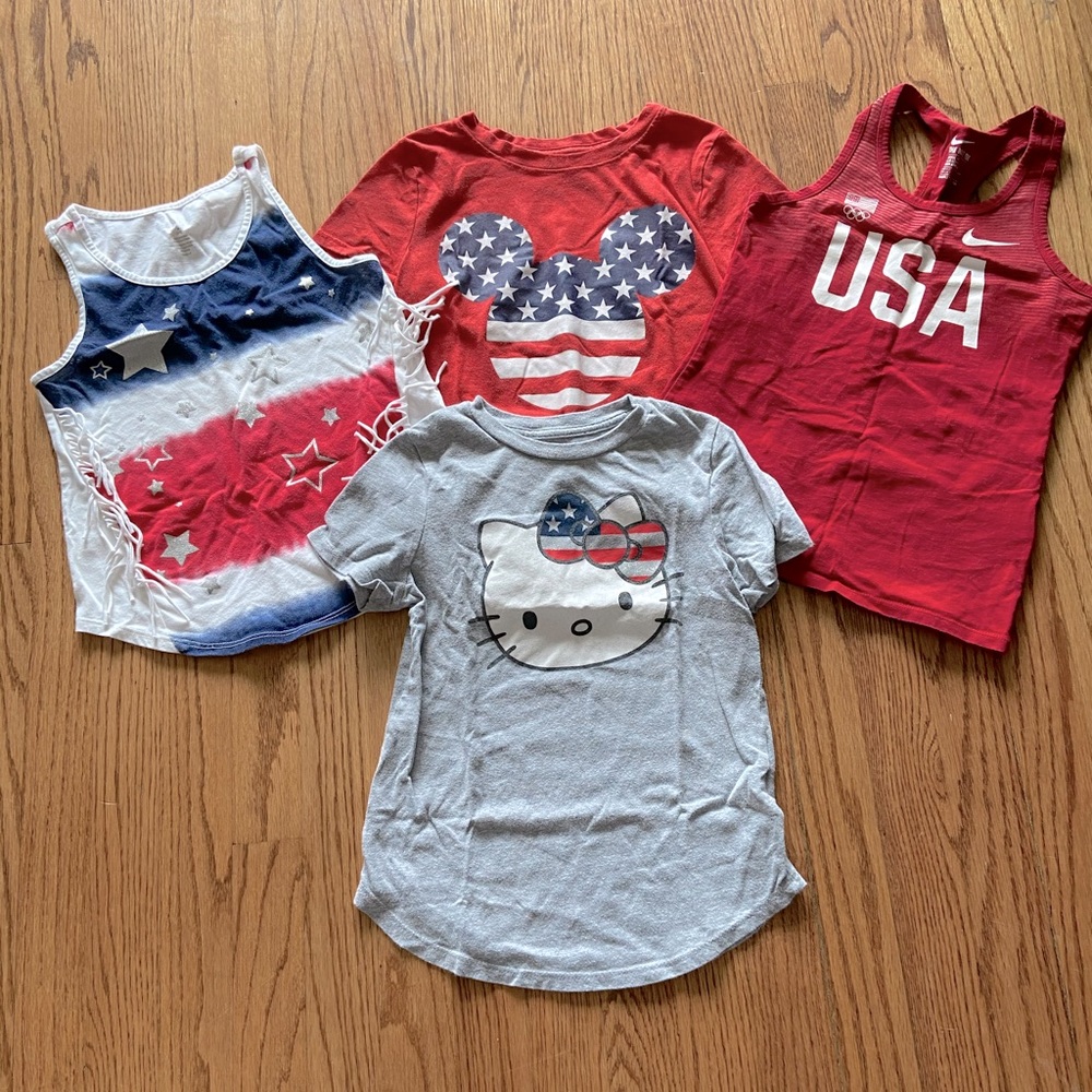 4 little girl shirts